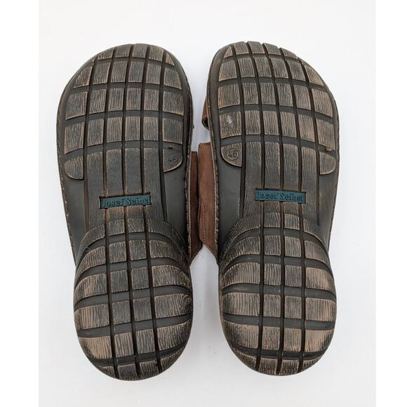 Josef Seibel Logan 21 Comfort Slide Sandal Men\'s Nut Leather Size US13 EU46 main image 9